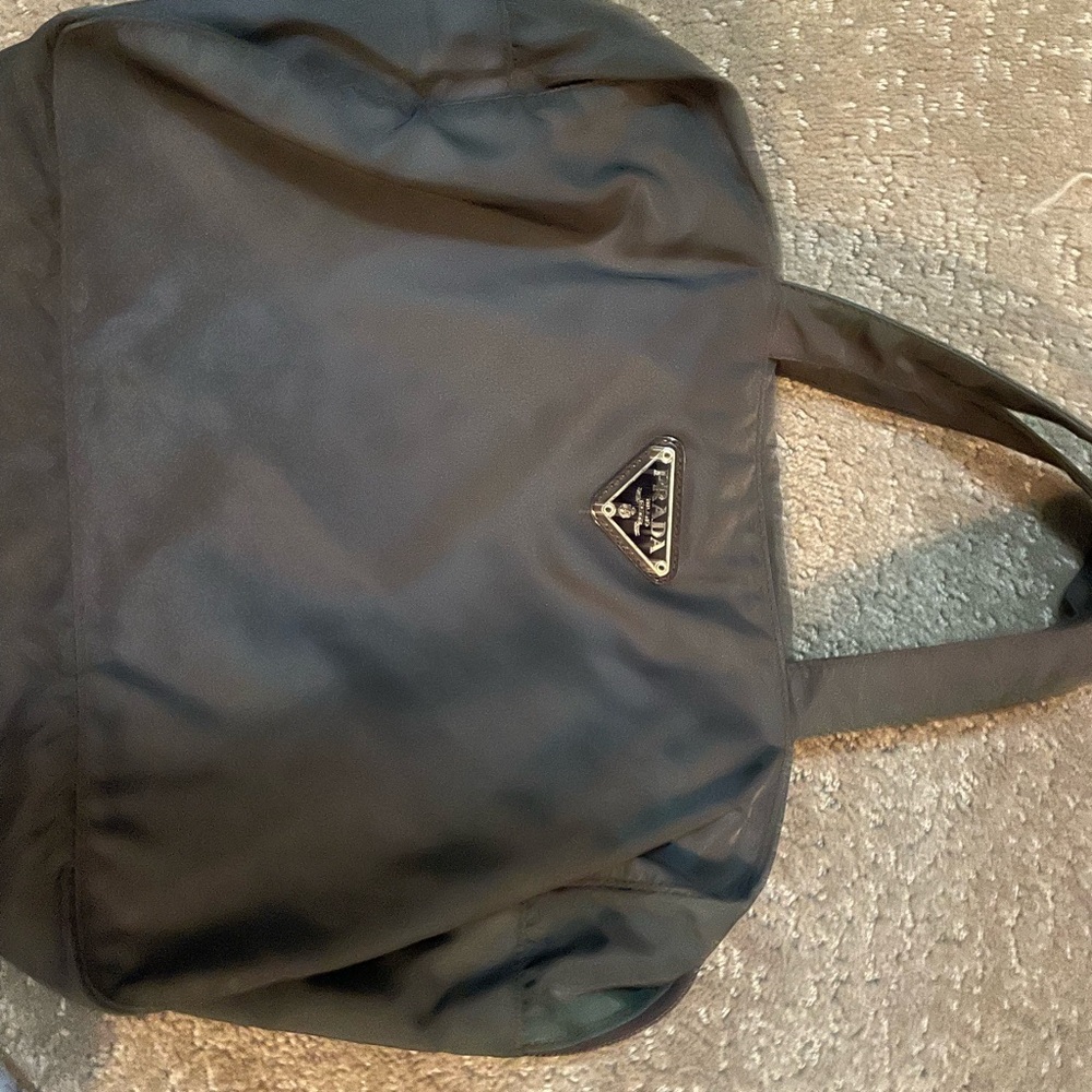 Prada Black Textured Bag